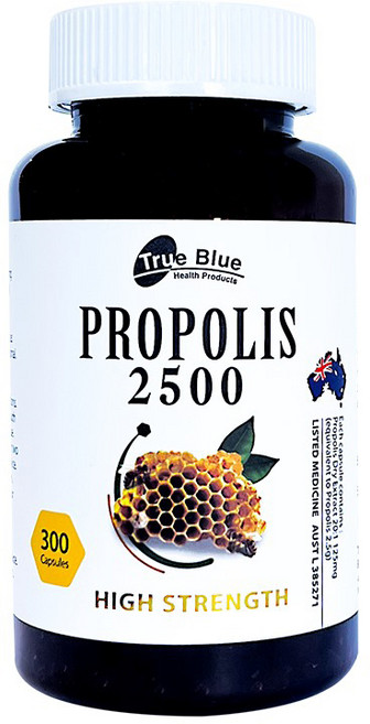 트루블루 프로폴리스 2500 300캡슐 (호주) True Blue Propolis 2500mg, 300정, 1개