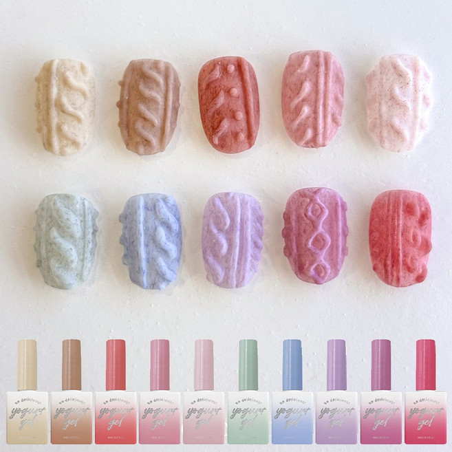 요거트젤 머플러 벨벳젤 니트네일, 1개, 8ml, G75 플럼퓨레