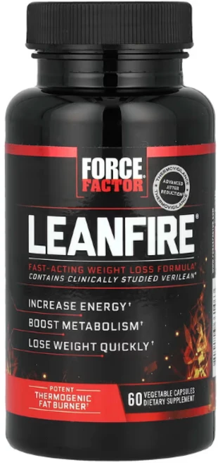 포스팩터 LeanFire 패스트액팅 웨이트로스 포뮬라 베지캡슐, 1개, 60정 - 쿠팡