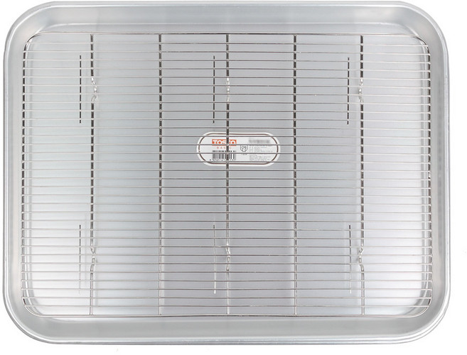 쟁반 채반세트 대형 씨팬망 스텐 기름채반 기름망 튀김 채반 튀김망 식힘망, 1개, 세트