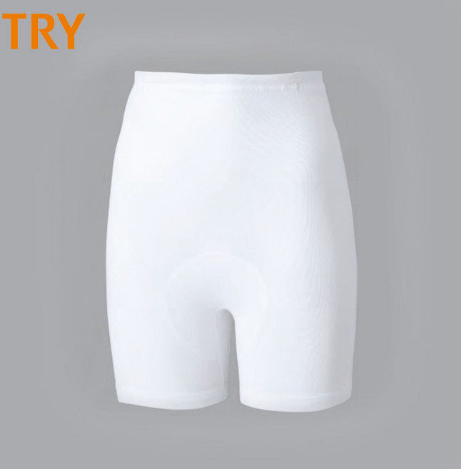 쌍방울 TRY 여성용 즈로즈 No3 순면 흰색 사각팬티 1매입 TWPTEE5