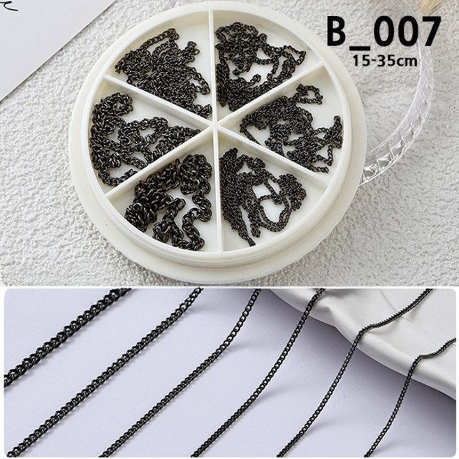 치프몰 스톤 네일 파츠 세트 81종, 1개, B_007