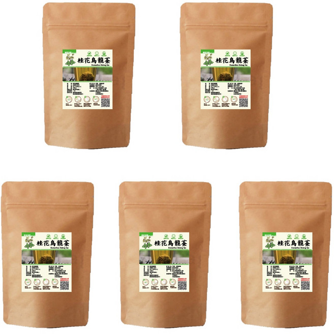 茶語堂 桂花烏龍茶, 1個, 共5袋(10入/袋)-(分享版)