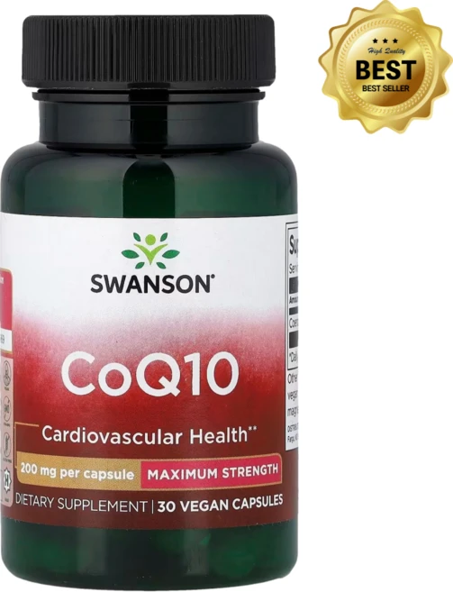 스완슨 코큐텐 큐텐 코엔자임 CoQ10 200mg 캡슐 30정, 1개 - 쿠팡