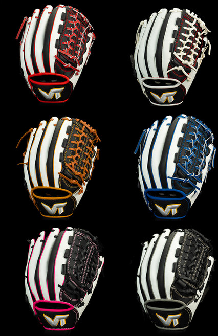 스톰 2025년형 볼트 옐로우 시리즈 투수 올라운드 야구글러브 11.75인치 오가사와라웹, 1개, 블랙/화이트/블루