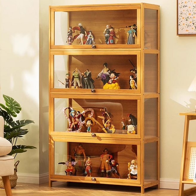 FONOW 장식장 다용도 수납장, 원목4