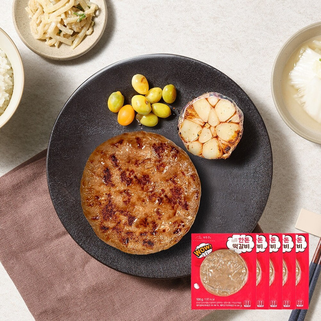 [경복궁] 한돈 떡갈비 100gx5팩(소비기한26.09.15), 100g, 5개