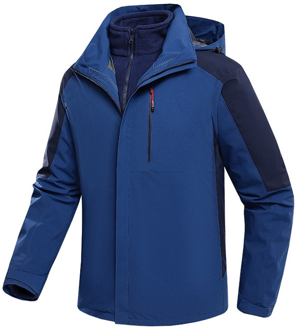 衝鋒衣外套 登山運動防水防風外套 男生情侶款 三合一防風防水外套