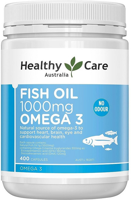 헬씨케어 오메가3 1000mg 400캡슐, 1개, 400정