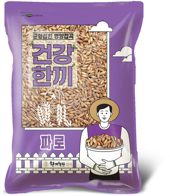 한끼농산 고대곡물 파로 FARRO 엠머밀, 1개, 1kg