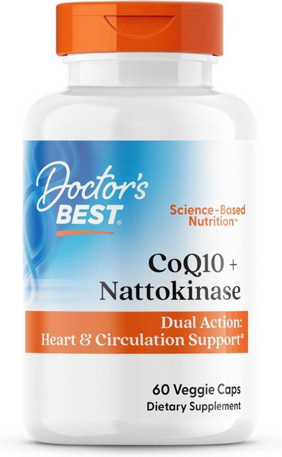 닥터스베스트 코큐텐 나토키나제 2000FU CoQ10 Nattokinase 베지캡슐 60정, 1개