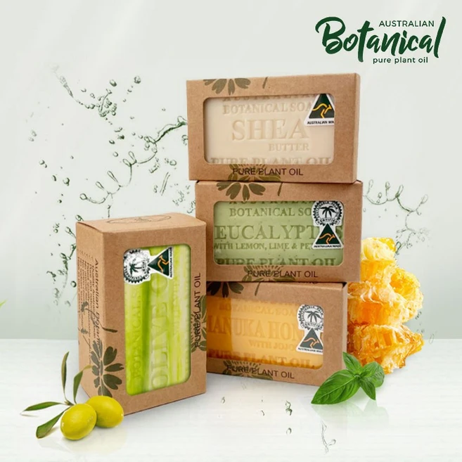 ABS 보태니컬 비누 100% 식물성 비누 8종 택1, 쉐어버터 - 쿠팡