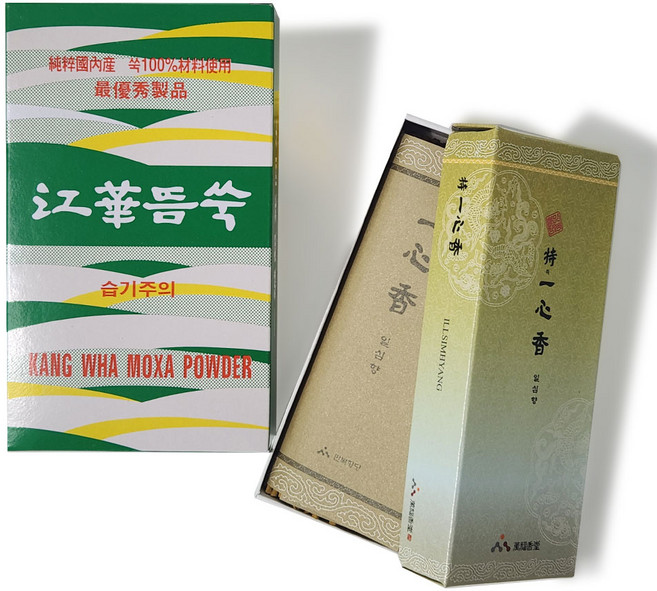 이화당 강화뜸쑥(2개)+만복향당 특일심향 (1개) 셋트