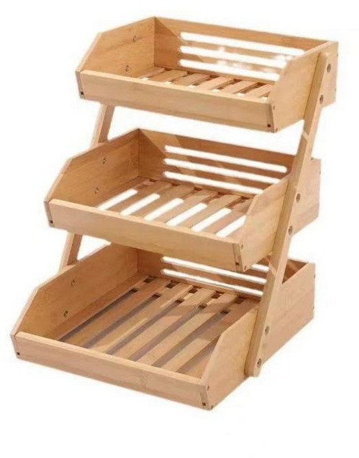 쿠키 진열대 빵 제과점 우드 카페 매대 트레이 원목 디저트, 3단 수납 선반 (높이 100cm), 1개