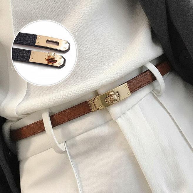 [Relra 렐라] 골드 버클 벨트 55에서 77까지 4COLOR