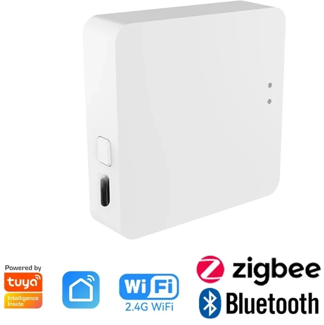 Smart Tuya Zigbee Bluetooth 메시 허브 다중 모드 게이트웨이 무선 플러그인 허브 브리지 지원 홈 연결 Al, 01 Multi-mode Gateway