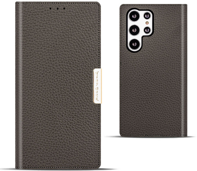 갤럭시 S22 시리즈 S22 / S22플러스 / S22울트라 - 오플레더락 천연소가죽 마그네틱 플립 케이스