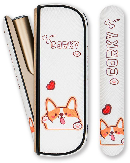 THE 100% 아이코스 호환용 일루마 i 케이스 캐릭터그래픽 사이드가드 세트