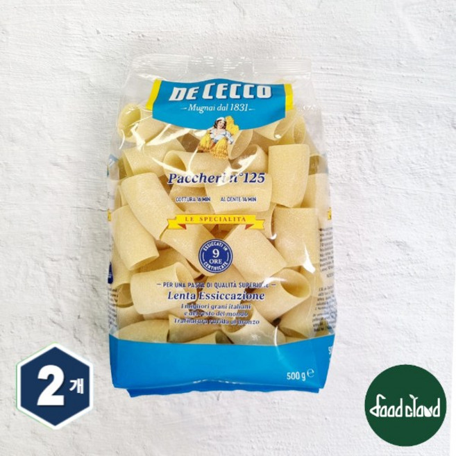 데체코 파케리 파스타, 500g, 2개