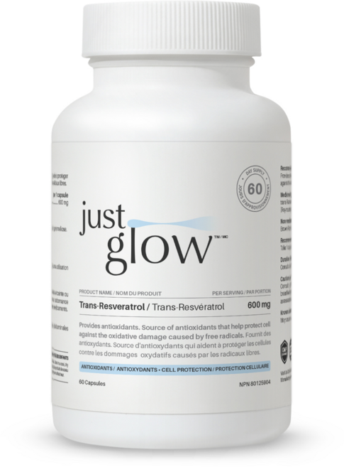 저스트글로우 트랜스 레스베라트롤 600mg, 60정, 1개