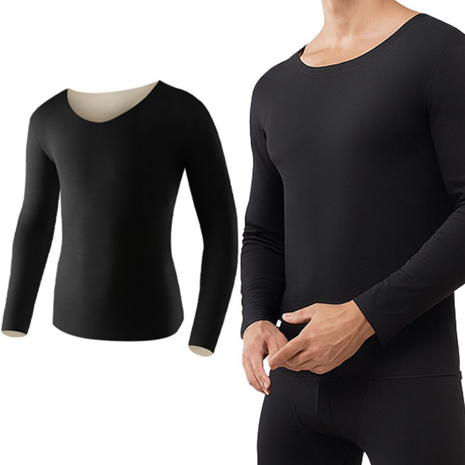 겨울 남자 보온 내의 심리스 기모 히트텍 내복 상의 티 하의 레깅스 타이즈