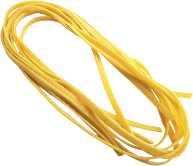 마루오피스 고탄력 좁은 폭 생고무줄 납작 고무밴드 천연고무줄, 노란색, 1개