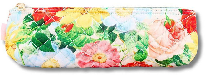 Ban.do Quilted Pouch Zipper Pen Case for Small Essentails including Cosmetics Pencils Markers &, Ban.do Quilted Pouch, Zipper P