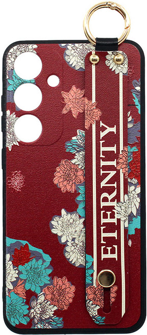 신서엔코 갤럭시 케이스 이터너티 플라워 핸드 스트랩 핸드폰케이스