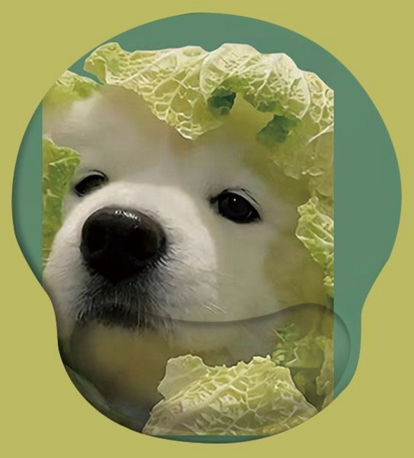 동물 손목 보호 마우스패드, 야채장수 스고르자브종, 1개