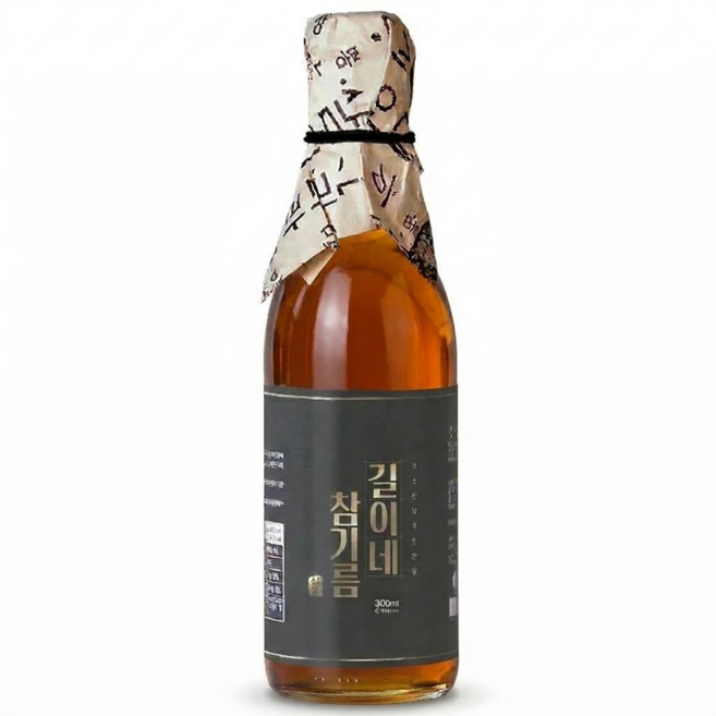 시장쏙 고소한 길이네 참기름, 1개, 300ml