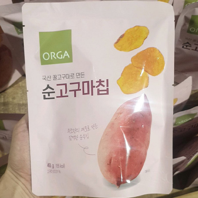 올가홀푸드 순 고구마칩, 1개, 40g
