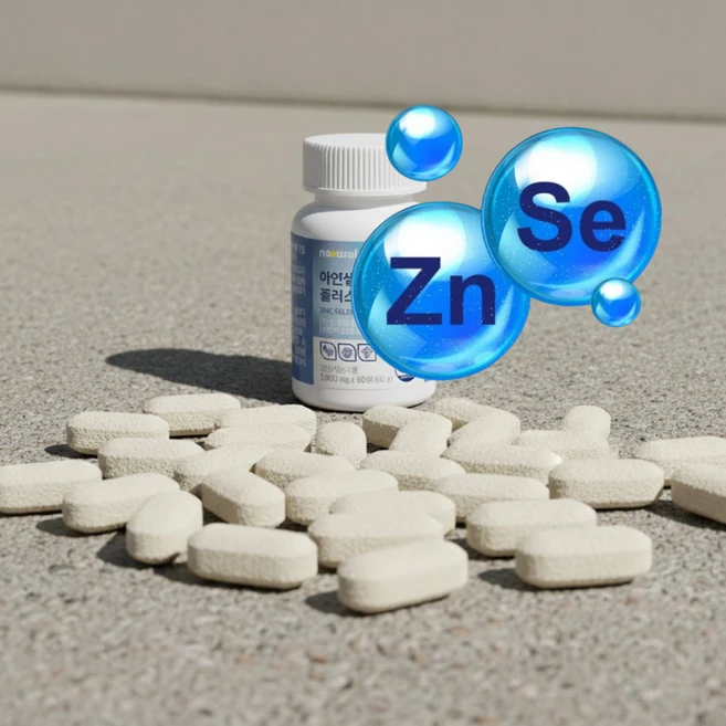 면역 활성산소제거 강력한 항산화제 아연셀레늄영양제, 1박스, 60정 - 쿠팡