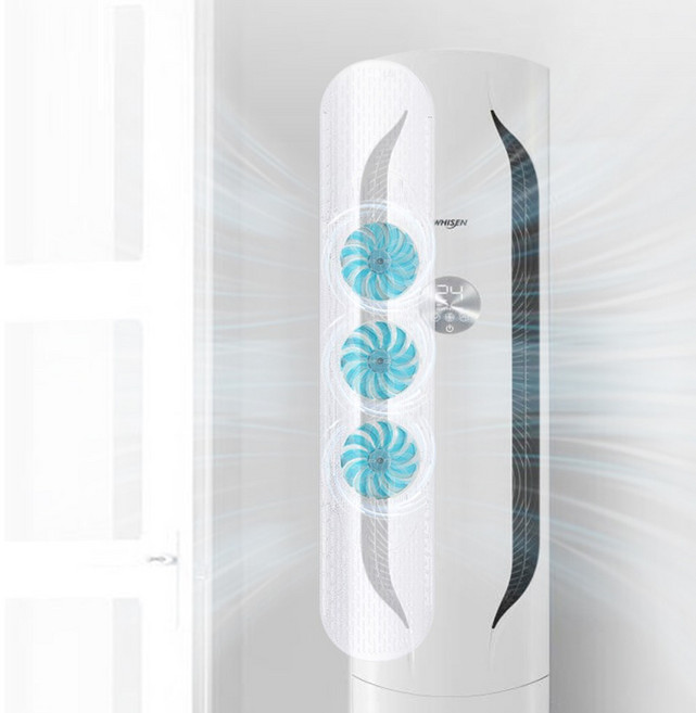 아이홈즈 투명 스탠드 에어컨 무풍 팬 바람막이 가드, 1개