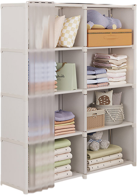 多層收納櫃 書櫃 文件櫃 附門 儲物櫃, 白