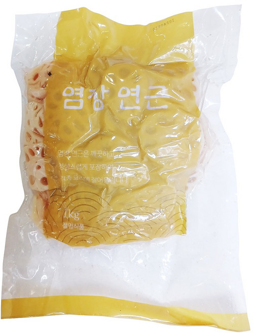 그린마켓 염장 연근채 1Kg 10개 이강산닷컴