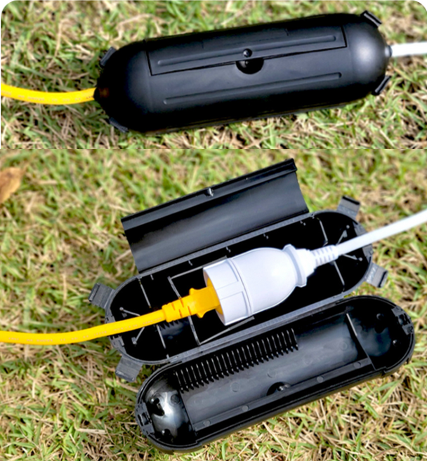 국산 멀티탭 방수캡슐 전기연장선 방수 멀티탭케이스 콘센트 커버 방수케이스 하이박스 방수콘센트박스, 1개