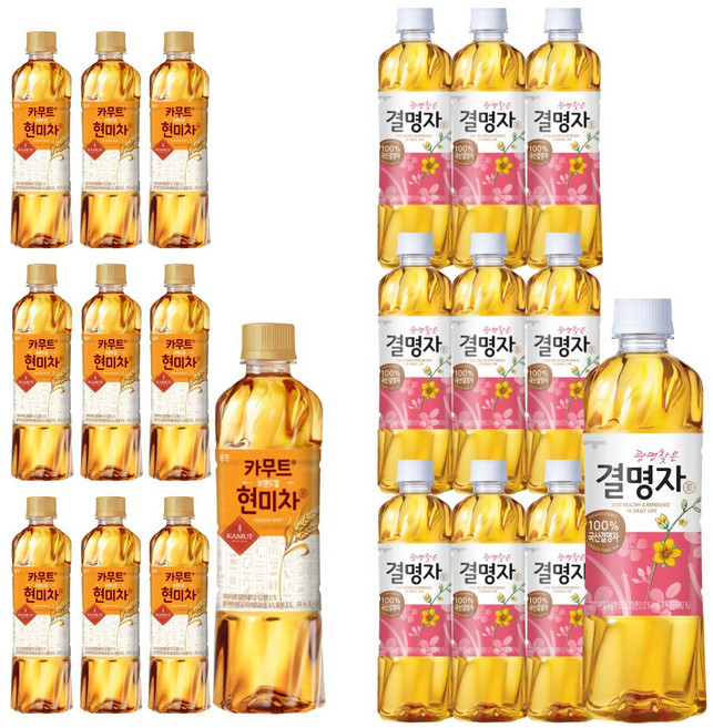 웅진 카무트 현미차 500ml 10펫+ 결명자차 500ml 10펫