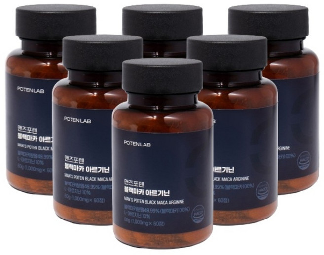 포텐랩 맨즈포텐 마카 [:국산], 6박스, 60정