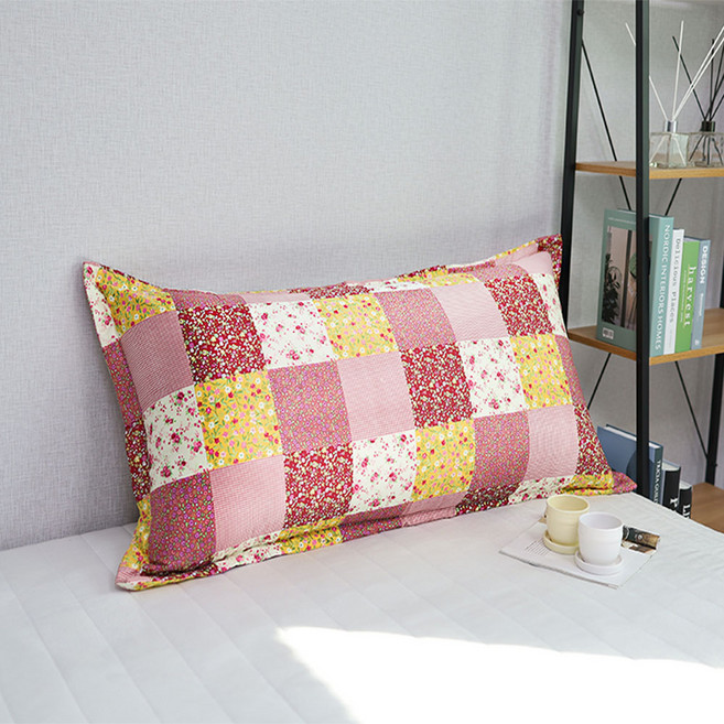 (커버+솜포함) 대형 등쿠션 등받이쿠션 110X60 사이즈, 110X60 등쿠션, 눈꽃송이, 오렌지 (솜포함)