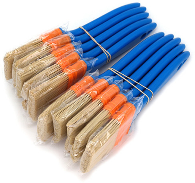 아이베란다 페인트붓 수성 유성 도장 부자재 청소붓, 10개