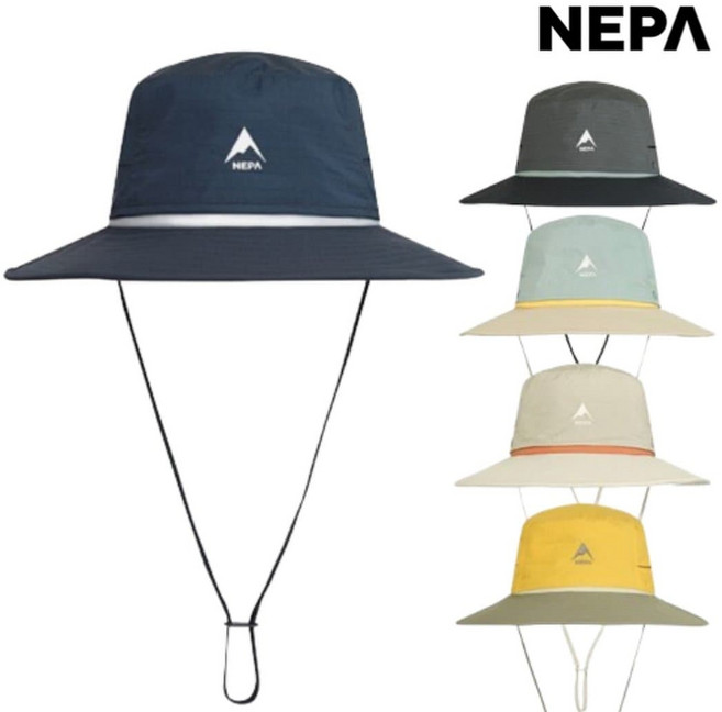 [백화점 매장판] 네파 남자 여자 남성 여성 남녀공용 여름 방수 햇빛가리개 아웃도어 기능성 남자 여자 등산모자 더블 투인원 햇 2WAY, 앰버 베이지