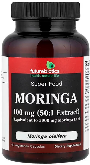 퓨처바이오틱스 모링가 100mg 60정 베지캡슐, 1개 - 쿠팡