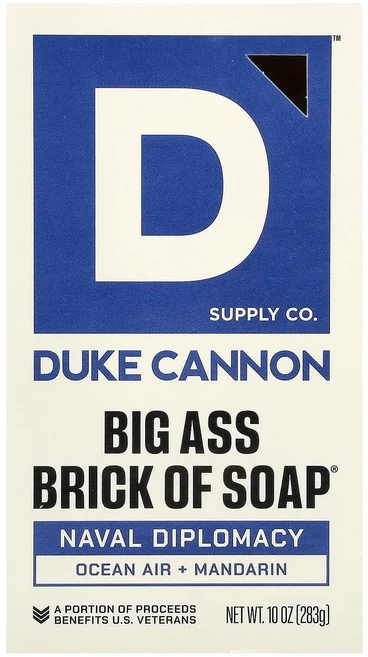 듀크 캐논 서플라이 컴퍼니 빅 브릭 오브 바 비누® 해군 외교 283g (10온스) DUK-00523 - 쿠팡