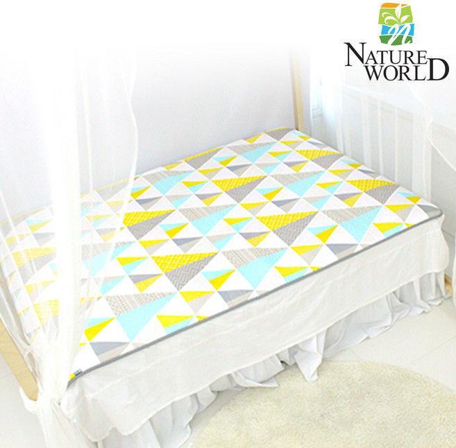 네이처월드 3D 에어매쉬 쿨매트 유아 쿨링 패드 통풍 이불 사계절 요, 러브홀릭, 1개