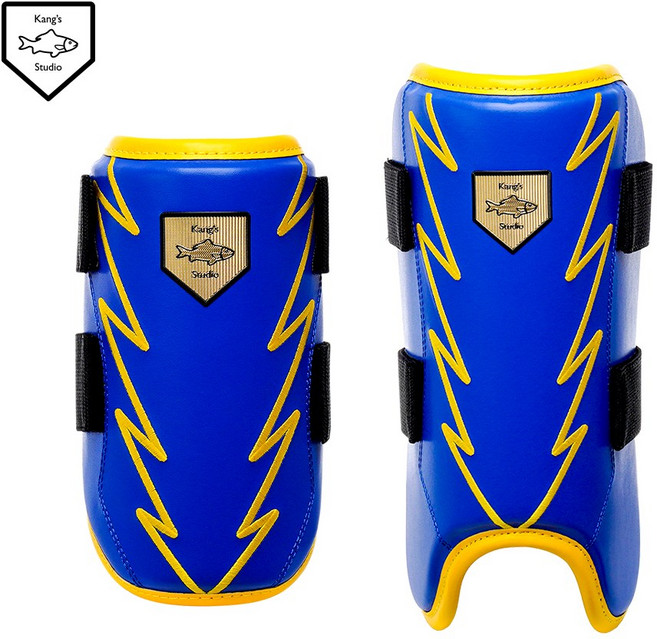 캉스스튜디오 잭팟 암가드 풋가드 세트 Blue&Yellow / KJG-SET07, 1개, 블루/옐로우
