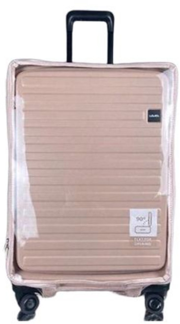 캐리어 커버 더스트 roger 가방 트롤리 적합 l jel 수하물 투명 천 재킷 가죽