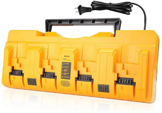 신제품 DCB107 4 12V 포트 DCB119 DCB118 DCB102 디월트용 최대 14.4V DCB104 배터리 20V 충전기 이온 배터리 리튬 고속 리튬, [01] US Plug, 1개