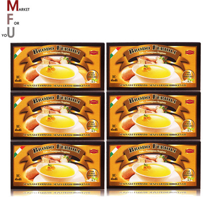 이탈리아 치킨스톡 큐브 11g x 10입(110g)/6개 쌀국수