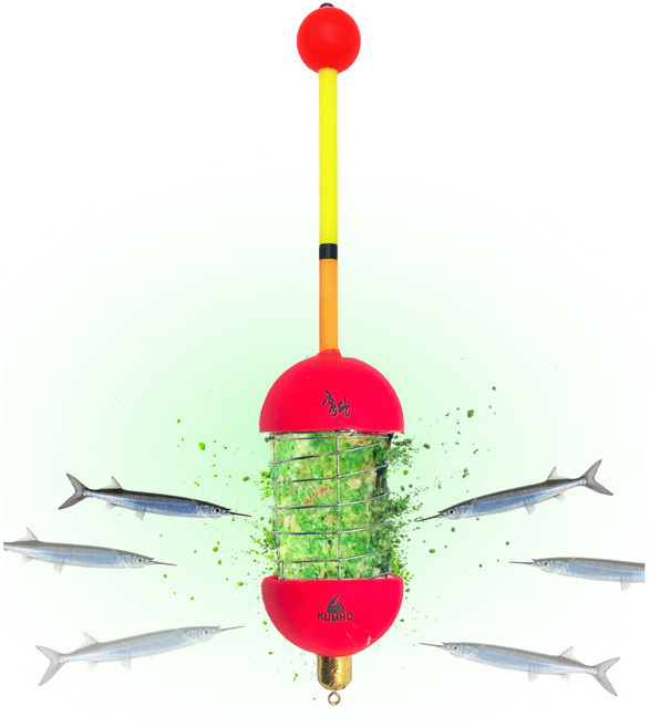 금호조침 탁월한 예민함 KS-435 홍단 학꽁치킬러 카고찌 학꽁치찌 학공치 학꽁치채비 찌낚시 카고낚시 낚시용품 낚시채비, 1개, 대(14g)
