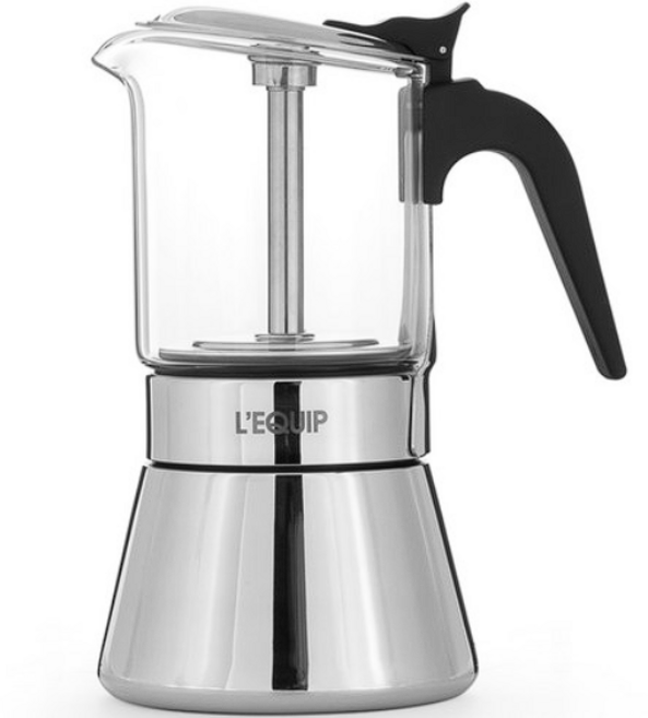 리큅 스테인리스 모카포트 240ml, Lmp-Gs240 